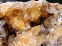 Natural Limonite Quartz Clusters x 4 From Solwezi, Zambia - Toprock Gemstones and Minerals 