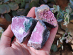 Natural Drusy Salrose with Malachite x 6 From Kakanda, Congo - Toprock Gemstones and Minerals 