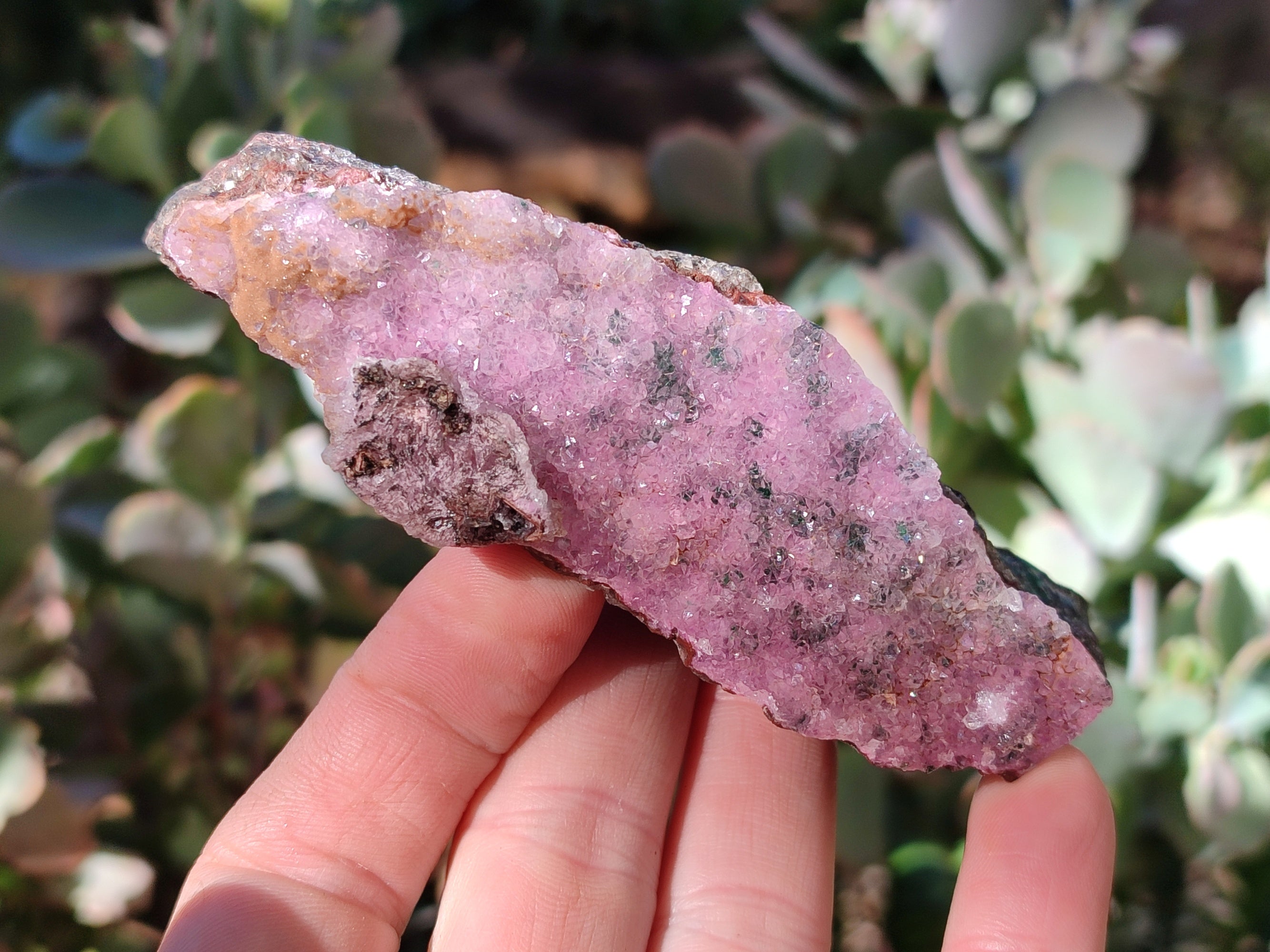 Natural Drusy Salrose with Malachite x 6 From Kakanda, Congo - Toprock Gemstones and Minerals 