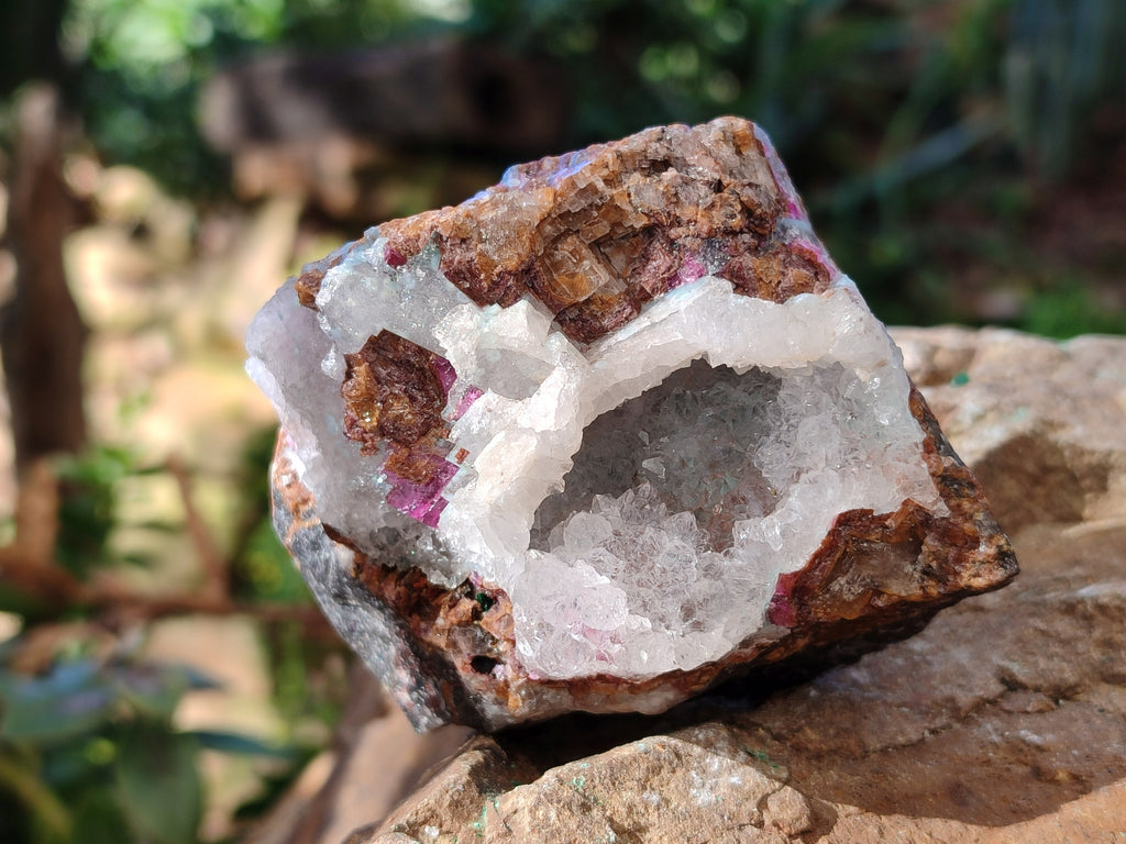 Natural Drusy Salrose with Malachite x 6 From Kakanda, Congo - Toprock Gemstones and Minerals 