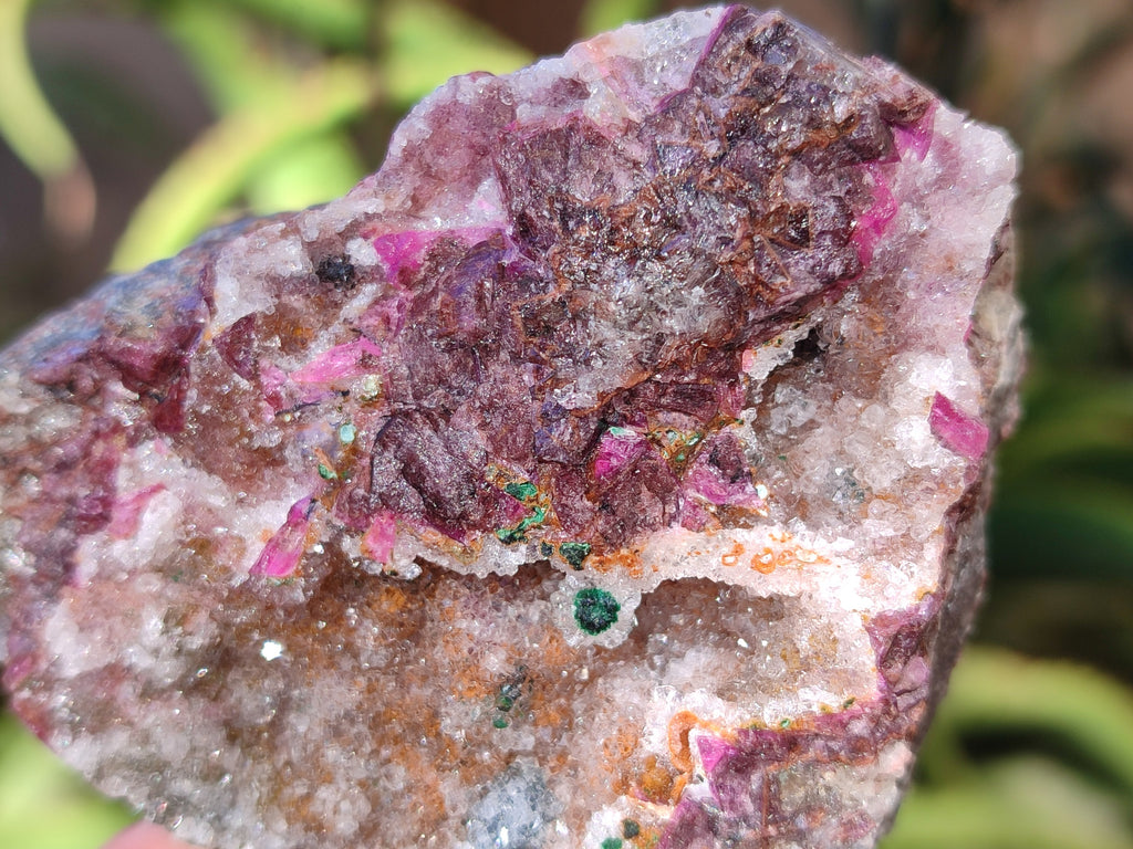 Natural Drusy Salrose with Malachite x 6 From Kakanda, Congo - Toprock Gemstones and Minerals 