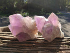 Natural Jacaranda Amethyst Quartz Cluster x 3 From Mumbwa, Zambia - Toprock Gemstones and Minerals 