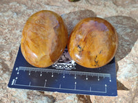 Polished Golden Healer Quartz Palm Stones x 20 From Madagascar