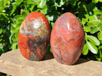 Polished Red Jasper Standing Free Forms x 3 From Madagascar - Toprock Gemstones and Minerals 