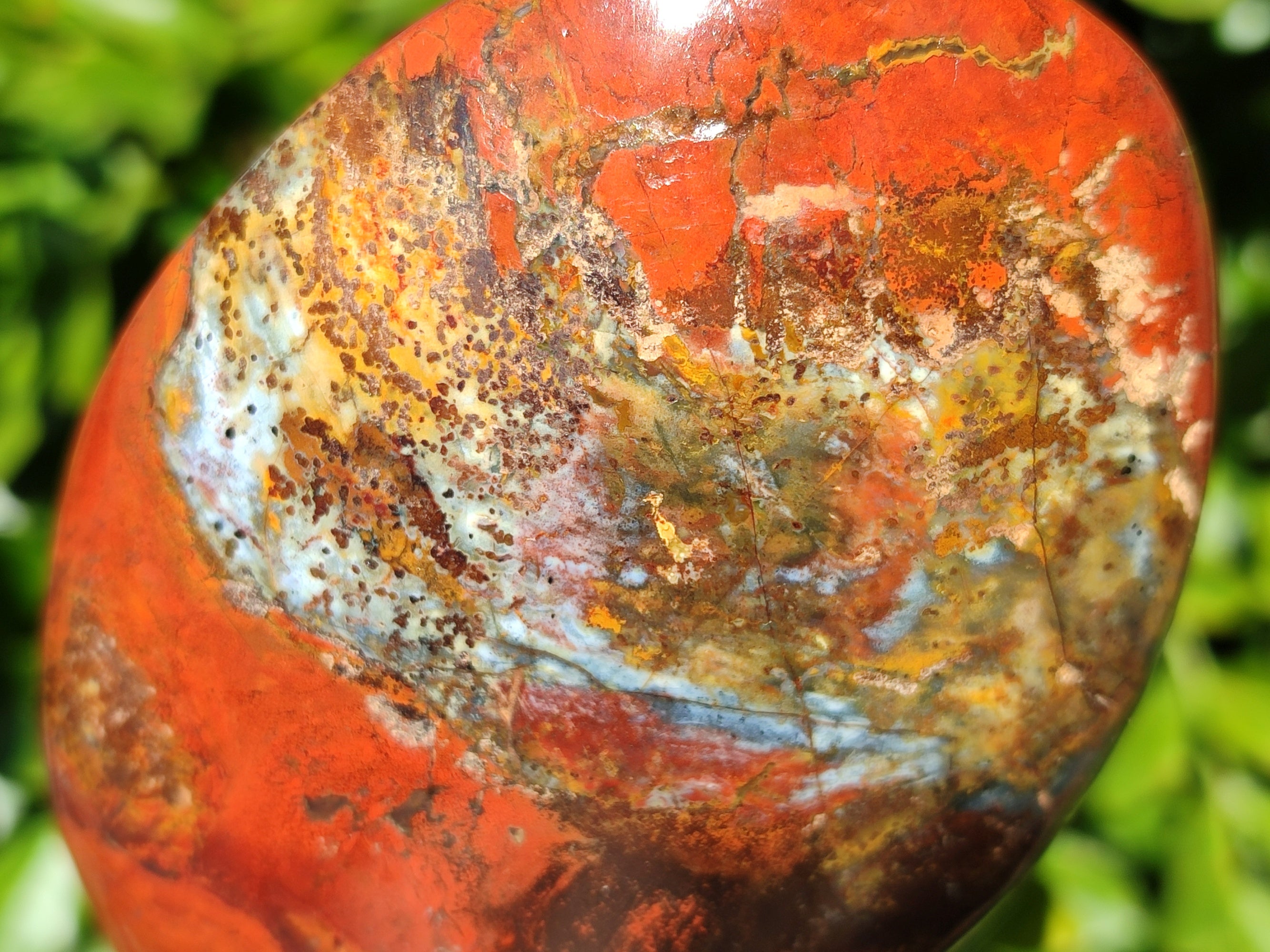 Polished Red Jasper Standing Free Forms x 3 From Madagascar - Toprock Gemstones and Minerals 
