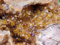Natural Extra Large Golden Limonite Quartz Cluster x 1 From Solwezi, Zambia - Toprock Gemstones and Minerals 