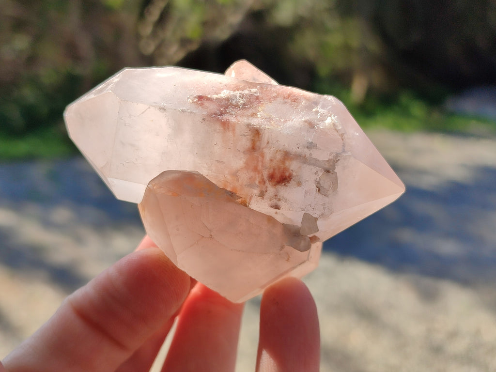 Natural White Multi Terminated Quartz Clusters x 12 From Madagascar - Toprock Gemstones and Minerals 