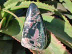 Polished Bloodstone Standing Free Forms x 2 From Swaziland - Toprock Gemstones and Minerals 