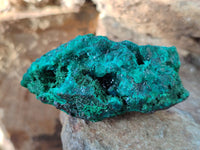Natural Dioptase with Chrysocolla, Malachite and Shattuckite Specimens x 6 From Likasi, Congo - Toprock Gemstones and Minerals 