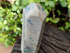 Polished Blue Spinel Spotted Quartz Tower x 1 From Madagascar - Toprock Gemstones and Minerals 