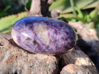 Polished Lepidolite Free Forms x 6 From Zimbabwe