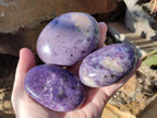 Polished Lepidolite Free Forms x 6 From Zimbabwe - Toprock Gemstones and Minerals 