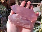 Polished Double Terminated Rose Quartz Points x 6 Ambatondrazaka, Madagascar - Toprock Gemstones and Minerals 