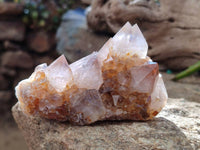 Natural Smokey Amethyst Spirit Quartz Clusters x 6 From Boekenhouthoek, South Africa