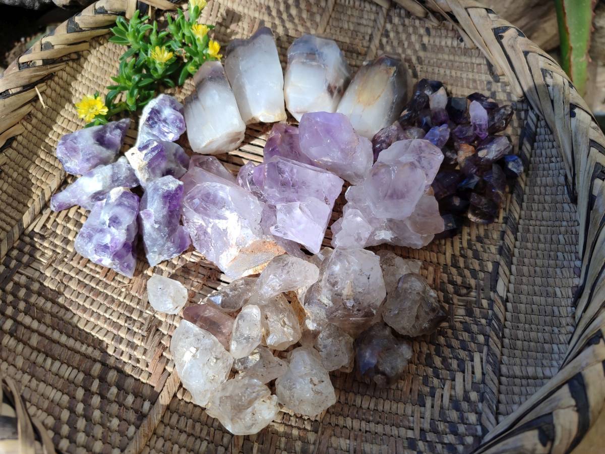 Natural Mixed Small Clusters and Single Crystals x 2.76 Kg Lot From Southern Africa - Toprock Gemstones and Minerals 