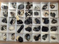 Natural Schorl Black Tourmaline Specimens x 35 From Erongo, Namibia - Toprock Gemstones and Minerals 