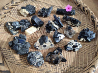Natural Schorl Black Tourmaline Specimens x 35 From Erongo, Namibia - Toprock Gemstones and Minerals 