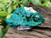 Natural Dioptase on Dolomite Matrix Specimens x 6 From Likasi, Congo - Toprock Gemstones and Minerals 