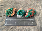 Natural Dioptase on Dolomite Matrix Specimens x 20 From Likasi, Congo - Toprock Gemstones and Minerals 
