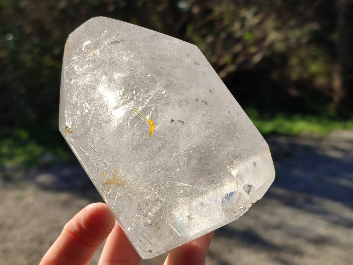 Polished Clear Quartz Crystals x 2 From Madagascar - Toprock Gemstones and Minerals 
