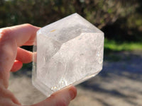 Polished Clear Quartz Crystals x 2 From Madagascar - Toprock Gemstones and Minerals 