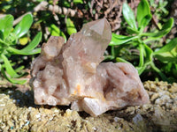 Natural Phantom Cascading Smokey Quartz Clusters x 4 From Luena, Congo - Toprock Gemstones and Minerals 
