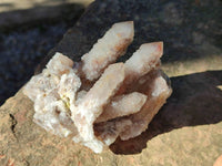 Natural Fairy Spirit Quartz Clusters x 4 From Boekenhouthoek, South Africa
