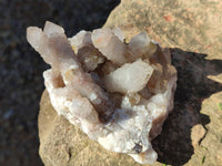 Natural Fairy Spirit Quartz Clusters x 4 From Boekenhouthoek, South Africa