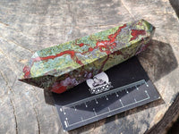 Polished Double Terminated Dragon Bloodstone Points x 4 From South Africa - Toprock Gemstones and Minerals 