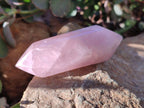 Polished Double Terminated Rose Quartz Points x 6 Ambatondrazaka, Madagascar - Toprock Gemstones and Minerals 