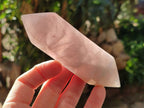 Polished Double Terminated Rose Quartz Points x 6 Ambatondrazaka, Madagascar - Toprock Gemstones and Minerals 