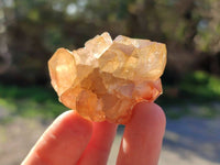 Natural Golden Limonite Quartz Clusters x 35 From Solwezi, Zambia - Toprock Gemstones and Minerals 
