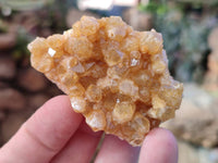 Natural Golden Limonite Quartz Clusters x 35 From Solwezi, Zambia - Toprock Gemstones and Minerals 