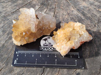 Natural Golden Limonite Quartz Clusters x 35 From Solwezi, Zambia - Toprock Gemstones and Minerals 