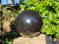 Polished Black Basalt Sphere x 1 From Madagascar - Toprock Gemstones and Minerals 