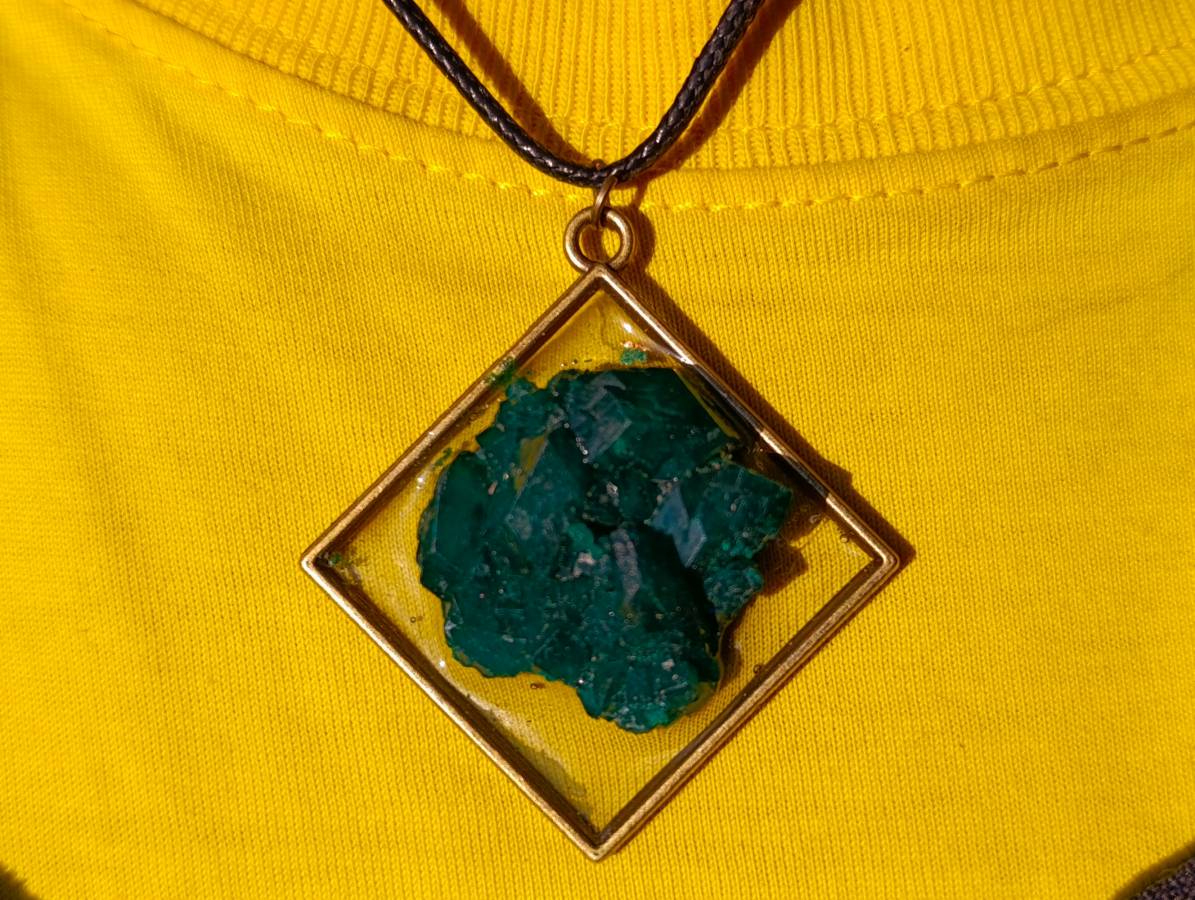 Hand Made Specially Selected Mixed Crystal Pendants - Set in Resin x 6 From Southern Africa - Toprock Gemstones and Minerals 