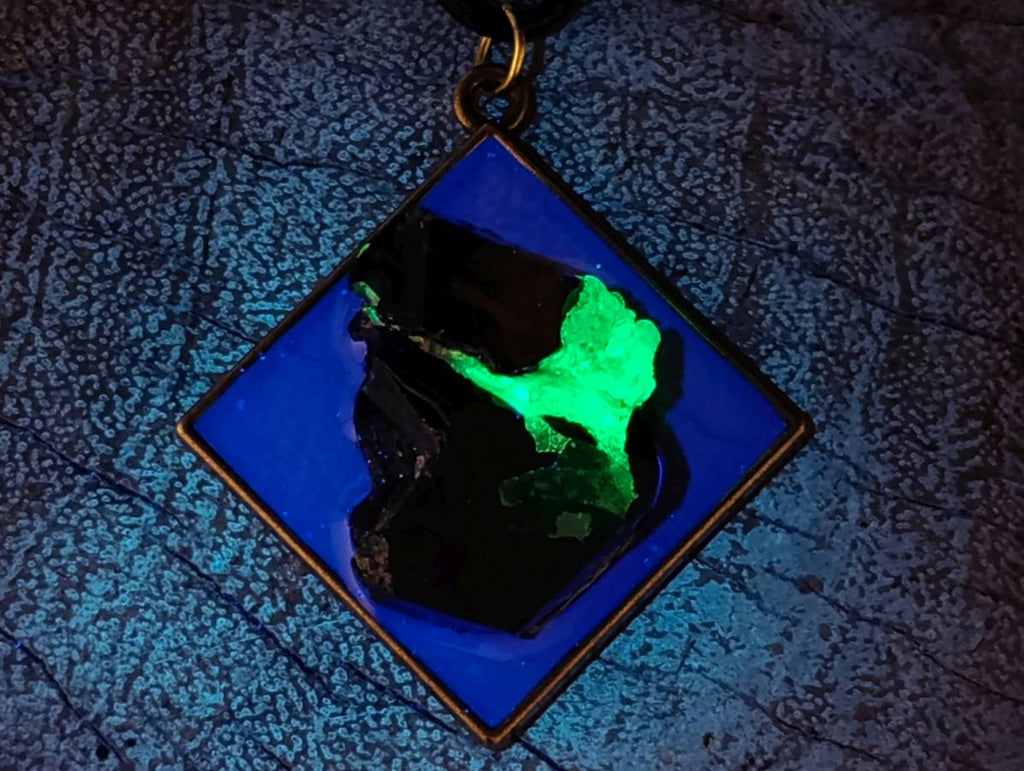 Hand Made Specially Selected Mixed Crystal Pendants - Set in Resin x 6 From Southern Africa - Toprock Gemstones and Minerals 