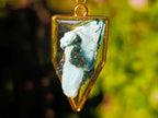 Hand Made Specially Selected Mixed Crystal Pendants - Set in Resin x 6 From Southern Africa - Toprock Gemstones and Minerals 