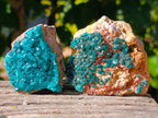 Natural Dioptase on Dolomite Matrix Specimens x 6 From Likasi, Congo - Toprock Gemstones and Minerals 