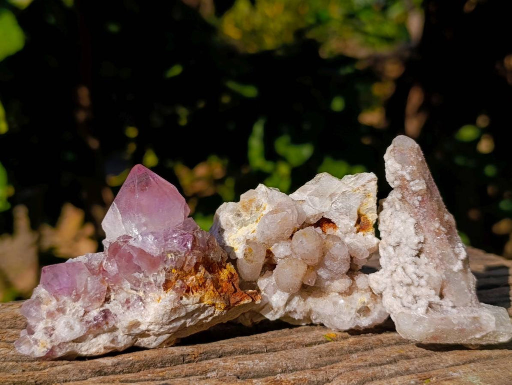 Natural Fairy and Amethyst Spirit Quartz Clusters x 24 From Boekenhouthoek, South Africa - Toprock Gemstones and Minerals 