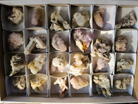 Natural Fairy and Amethyst Spirit Quartz Clusters x 24 From Boekenhouthoek, South Africa