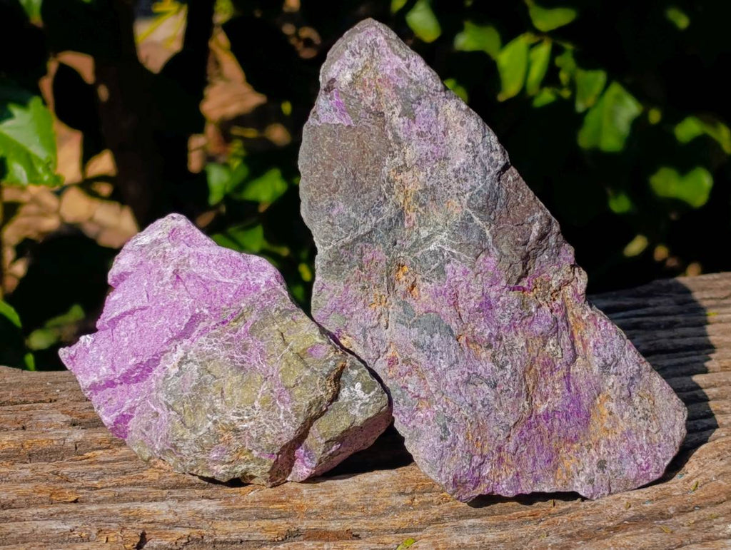 Natural Stichtite Cobbed Specimens x 4 From Barberton, South Africa - Toprock Gemstones and Minerals 