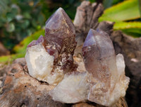 Natural Red Hematoid Quartz Clusters x 12 From Karoi, Zimbabwe