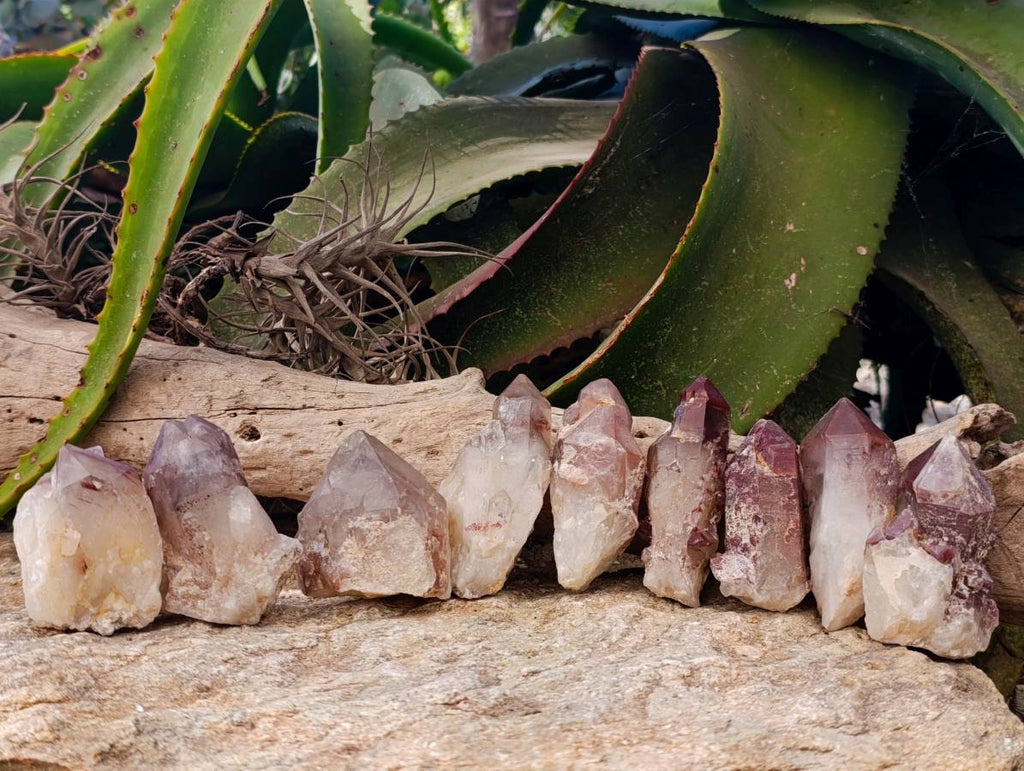 Natural Red Hematoid Quartz Clusters x 12 From Karoi, Zimbabwe - Toprock Gemstones and Minerals 