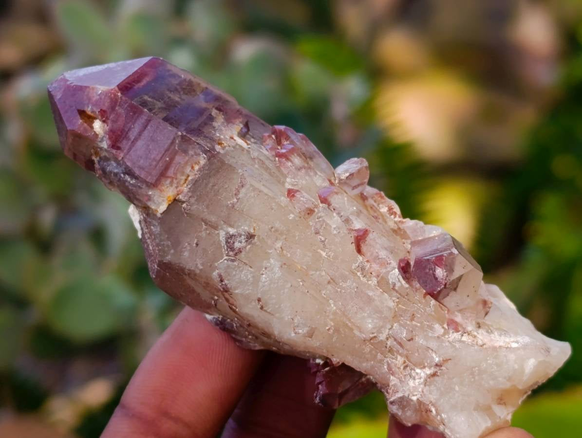 Natural Red Hematoid Quartz Clusters x 12 From Karoi, Zimbabwe - Toprock Gemstones and Minerals 