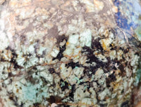 Polished "African Turquoise" Chrysocolla Spheres x 2 From Blue Mine, South Africa