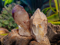 Natural Red Hematoid Quartz Clusters x 12 From Karoi, Zimbabwe