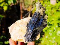 Natural Aegirine Crystals and Orthoclase Feldspar Clusters x 4 From Zomba, Malawi - Toprock Gemstones and Minerals 