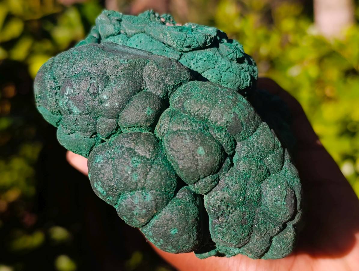 Natural Botryoidal Silky Malachite Specimen x 1 From Congo - Toprock Gemstones and Minerals 