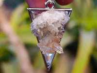 Hand Made Specially Selected Mixed Crystal Pendants - Set in Resin x 6 From Southern Africa